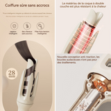 Fer à friser automatique 220v 28mm 4 niveaux de température LED fer à boucler avec 30 millions d'ions négatifs boucleur a cheveux