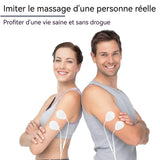 Electrostimulateur Réglage de 10 vitesses Écran d'affichage LED Portable Batterie longue durée stimulateur musculaire electrique