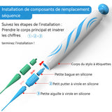 Verrue kit de retrait d'étiquettes cutanées outils avec 40 bandes micro stylo pour enlever facilement étiquettes skin label remover
