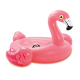 Anneau de natation 142x137x97cm bouée flamant rose a chevaucher pour adultes et enfants flotteur de natation pour fêtes de piscine