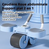 Roue abdominale à rebond automatique équipement d'exercice de roue pour l'entraînement base fitness abdominal exercice à la maison
