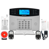 Système d'alarme antivol de réseau sans fil commercial domestique Alarme sans fil de carte téléphonique GSM