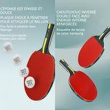 Batte de ping-pong divertissement et loisirs formation sportive  raquettes de tennis de table de qualité professionnelle