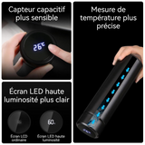 Gourde isotherme 450ml gobelet portable sous vide en acier inoxydable grande capacité garde l'eau chaude pendant 6-12 heures noir