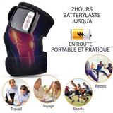 Genouillère chauffante 45-65 degrés celsius plage de température masseur de genou chauffant multifonctionnel Réglage à 3 vitesses
