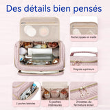 Trousse de toilette rose grande capacité étanche trousse à cosmétiques séparation sèche et humide travel toiletry bag portable