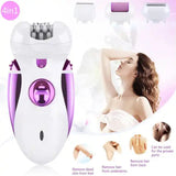 Épilateur multifonctionnel  Mesdames 4 en 1  Épilation  Aiguisage des pieds  Raser  couper les cheveux  électrique Rechargeable