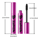 Mascara 1 pcs 10ml Mascara noir Imperméable et résistant à la transpiration naturellement durable épais et fin mascara volumateur
