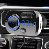 TD® Émetteur FM Transmetteur voiture allume cigare assistant vocal charge rapide sans fil bluetooth MP3 téléphone accessoire véhicul