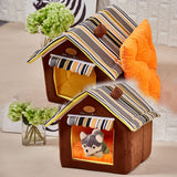 TD® litière chien chat cage chenil animaux de compagnie modèle original détachable maison décoration lit salon créatif couleurs beau