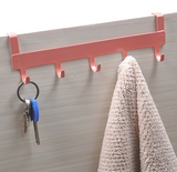 Cintre Porte-arrière 5 crochets Fixation murale sans clou, non marquant, crochets de porte multifonctions, crochets en fer de