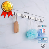 Crochet épais solide acier inoxydable patère cuisine salle bain derrière porte patère porte manteau chapeau vadrouille croche