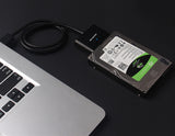 TD® adaptateur disque dur externe sata usb hdd optimisé sdd avec support uasp convertisseur noir alimentation prise en charge câble