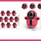 Film de jeu de calmars même gobelet ornements  de  bureau  gobelet carré  rouge ornements de cadeaux créatifs cadeaux d'hallo