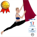 TD® Accessoires Fitness - Musculation,Soie aérienne équipement Yoga balançoire soie tissu tissus Yoga hamac moyen - Type HYD012-WE #