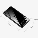 TD® Câble intégré 20000mAh 2.1A banque d'alimentation mobile à charge rapide haute capacité, banque d'alimentation pour iPhone Andro
