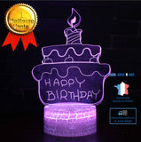 TD® Petite lampe de table à l'ambiance visuelle créative 3D de la Saint-Valentin Neuf 179