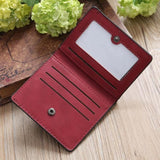 TD® Portefeuille court pour femmes - Porte-monnaie portefeuille en rétro simple - accessoire maroquinerie