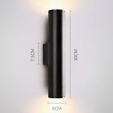 TD® Applique Murale LAGOS Lampe Murale Moderne Boho Design pr Chambre Salon Escalier Couloir - Noir