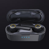 TD® Casque Bluetooth sans fil Bluetooth 5.2  Annulation du bruit à l'épreuve de l'eau  Qualité sonore HD  Faible latence  Ecouteurs