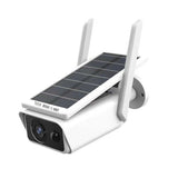 TD® Caméra de surveillance sans fil  1080P  Solaire Étanche Résistant à la foudre Couleur jour et nuit  Détection d'alarme  Surveill