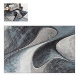 TD® Tapis de salon minimaliste moderne nordique ins encre abstraite irrégulière salon chambre cuisine chevet tapis de sol