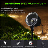TD® LED noël flocon de neige projecteur lumière dynamique flocon de neige motif lumière jardin pelouse atmosphère décoration de noël