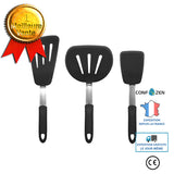 3pcs ustensiles de cuisine en silicone ensemble outils de cuisson pour ustensiles de cuisine，Spatule œuf frit