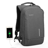 TD® Sac à dos  Antivol USB et Port de charge Antipluie Fashion Ordinateur portable/Tablette PC Trolley