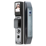 TD® Serrure électronique de porte intelligente de maison visuelle à distance de serrure d'empreinte digitale entièrement automatique