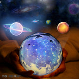 TD® veilleuse projecteur enfant bebe lumineuse plafond etoiles planetes projection fille gargon Led de nuit automatique eclairage