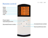 TD®  Dispositif de massage de la colonne cervicale blanc massage multifonctionnel Télécommande intelligente Chauffage Pulse Massage
