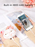 TD® chauffe main batterie externe rechauffeur usb reutilisable electrique de poche iphone 4800mAh samsung powerbank hiver téléphone