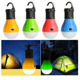 TD® Lot de 2 Lampe de camping éclairage extérieur randonnée tente mode de commutation lumière LED alimentation 3 piles AAA rouge ver