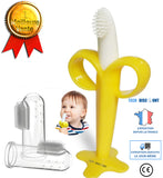 TD® brosse a dent banane bebe enfants voyage baton molaire fille garçon 3ans apprentissage educatif sensoriel eveil ergonomique joue