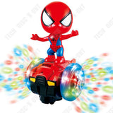TD® Jouets voiture d'équilibre Spiderman, roues lumière électrique et  musique jouets pour enfants