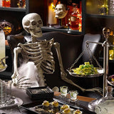 TD® Squelette Humain Articulé pour Décoration Halloween Party/ Education / Médical