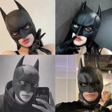 TD® Halloween decoration batman Batman Masque Couvre-chef Cosplay Halloween Maquillage Bar Accessoires de fête