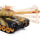 INN® Desert Yellow 2.4G télécommande char de combat parent-enfant bataille tourelle char modèle voiture télécommande jouet pour enfa