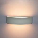 TD® Applique Murale Céramique ATENA E27 Lampe Murale Moderne boho Design pr Chambre Salon Escalier Couloir - Blanc