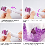 TD® Ensemble de rouleaux à micro-aiguilles quatre en un, rouleau de soin du visage, outil de maquillage de beauté du visage