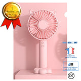 TD® Petit ventilateur USB ventilateur de poche de bureau /Dessin animé Rose/ Multifonction / Refroidisseur / Traitement de l'air