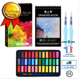 Ensemble de peinture d'art 40 pièces d'aquarelle solide ensemble personnalisé 36 couleurs peinture pigment gouache art fourni