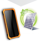 TD® Banque d'alimentation solaire polymère Land Rover 10000mAh Banque d'alimentation mobile grande capacité Banque d'alimentation or