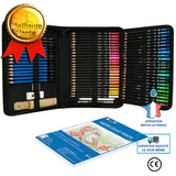 96 pièces d'ensemble de crayons de couleur de peinture de croquis ensemble de fournitures d'art de peinture d'art professionn