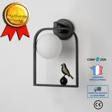 Personnalit&eacute; cr&eacute;ative Oiseau Applique Mode Simple Oiseau Applique E27 Vis LED Ampoule &Eacute