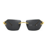 TD® Lunettes de soleil  Sans monture   Protection UV  Décoration du pare-soleil  Lunettes de soleil fashion  Lunettes à tête de léop