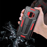 TD® Samsung Galaxy S9 Rouge Étui de protection Anti-chute Anti-collision Samsung Phone Case Samsung Phone Case Design Beau
