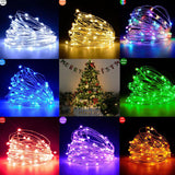 TD® Guirlande lumineuse LED à Piles - En cuivre - 50 Ampoules - Rouge - 5M - guirlande lumineuse décoration intérieure (sans pile)
