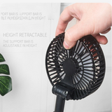 INN® Petit ventilateur rétractable pliable de chargement USB Mini ventilateur de bureau portable pour étudiant Ventilateur de bureau